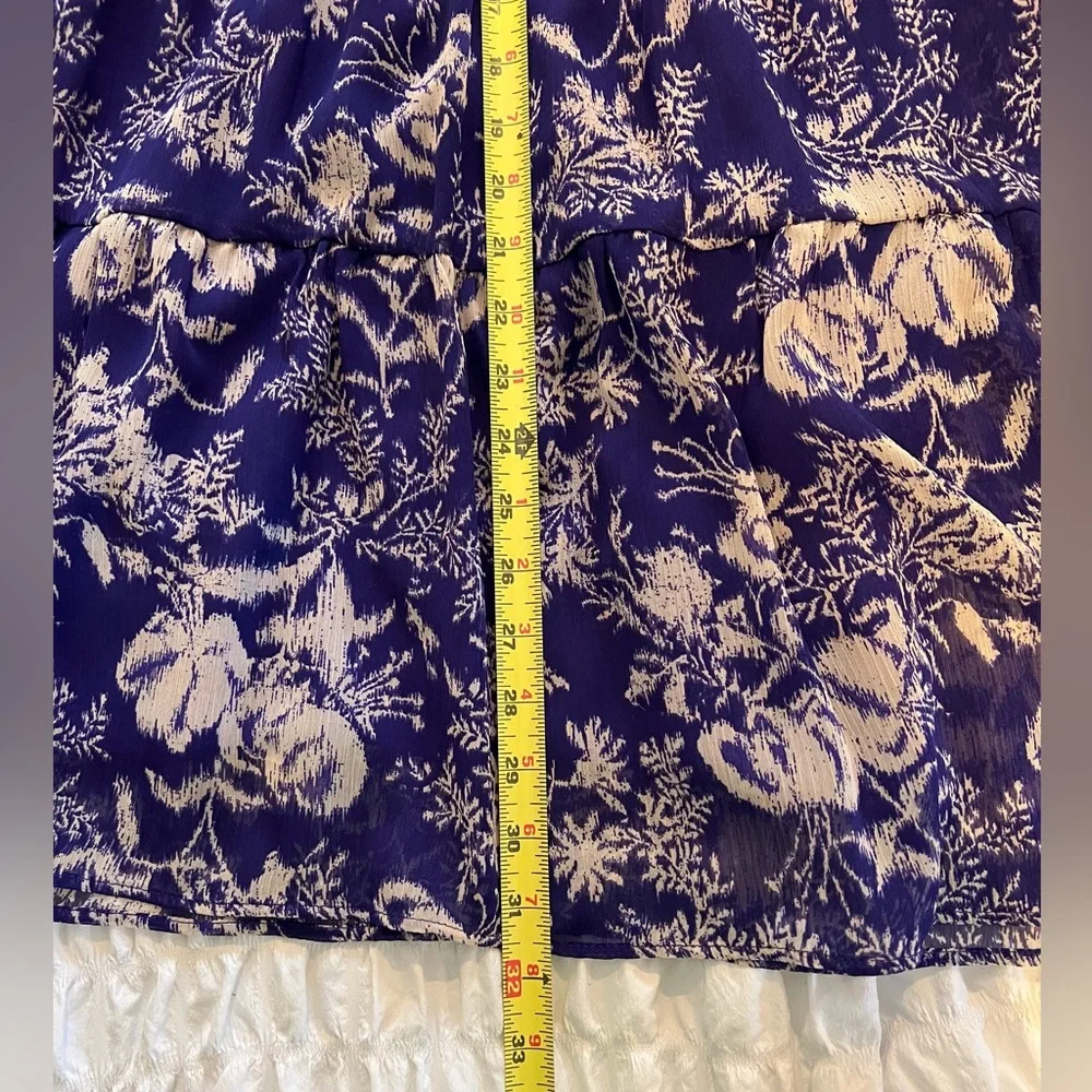 ba&sh floral tiered midi skirt M - Picture 13 of 14
